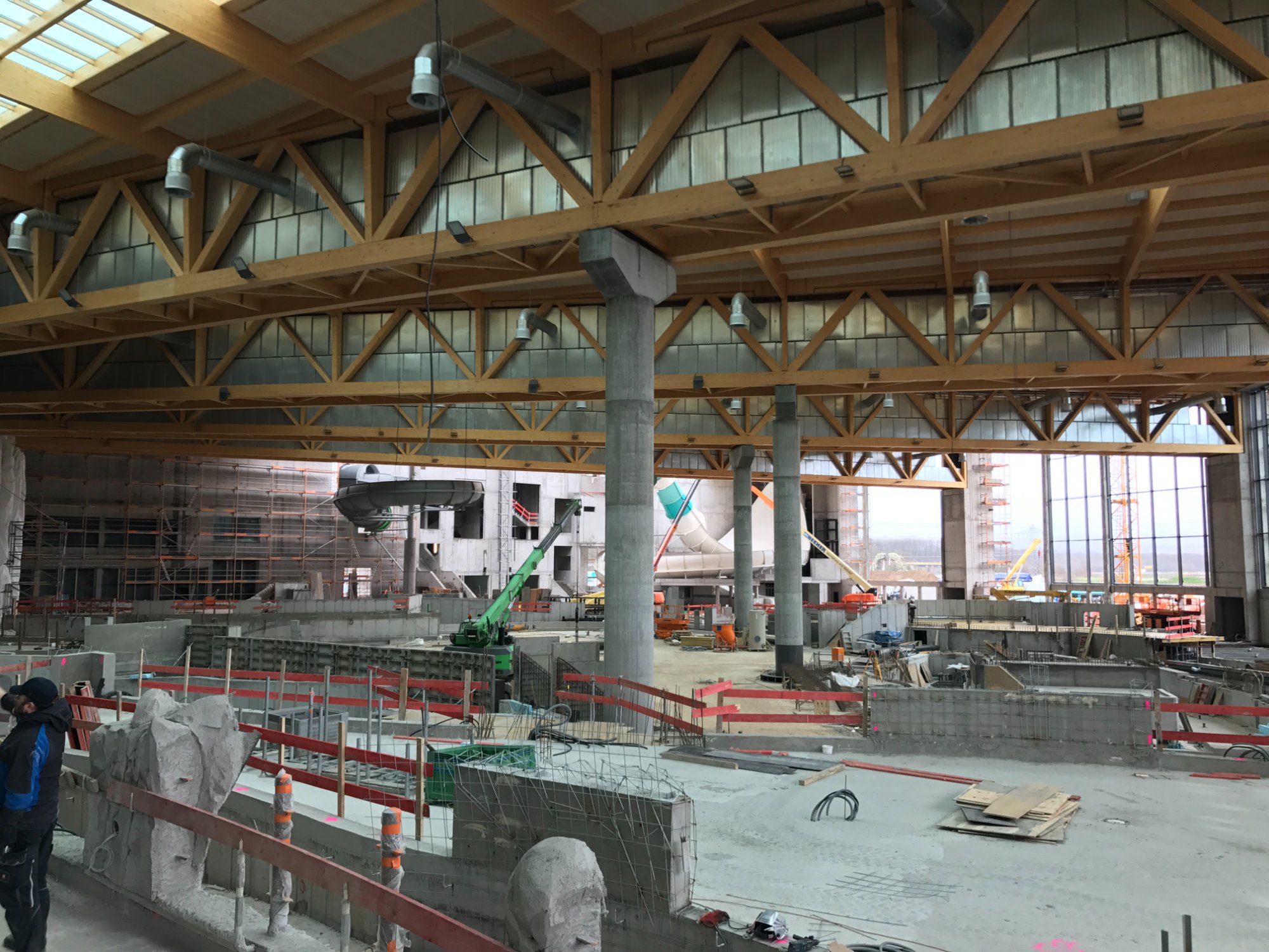 Indoor park – fondácie